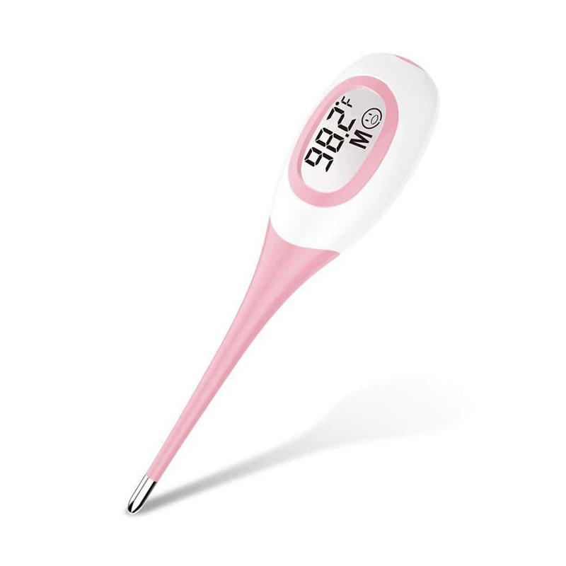 New Fast 8s Thermometer Backlit Soft Probe Digital Fast Fever Waterproof Oral Underarm Temperature Meter For Adult Child