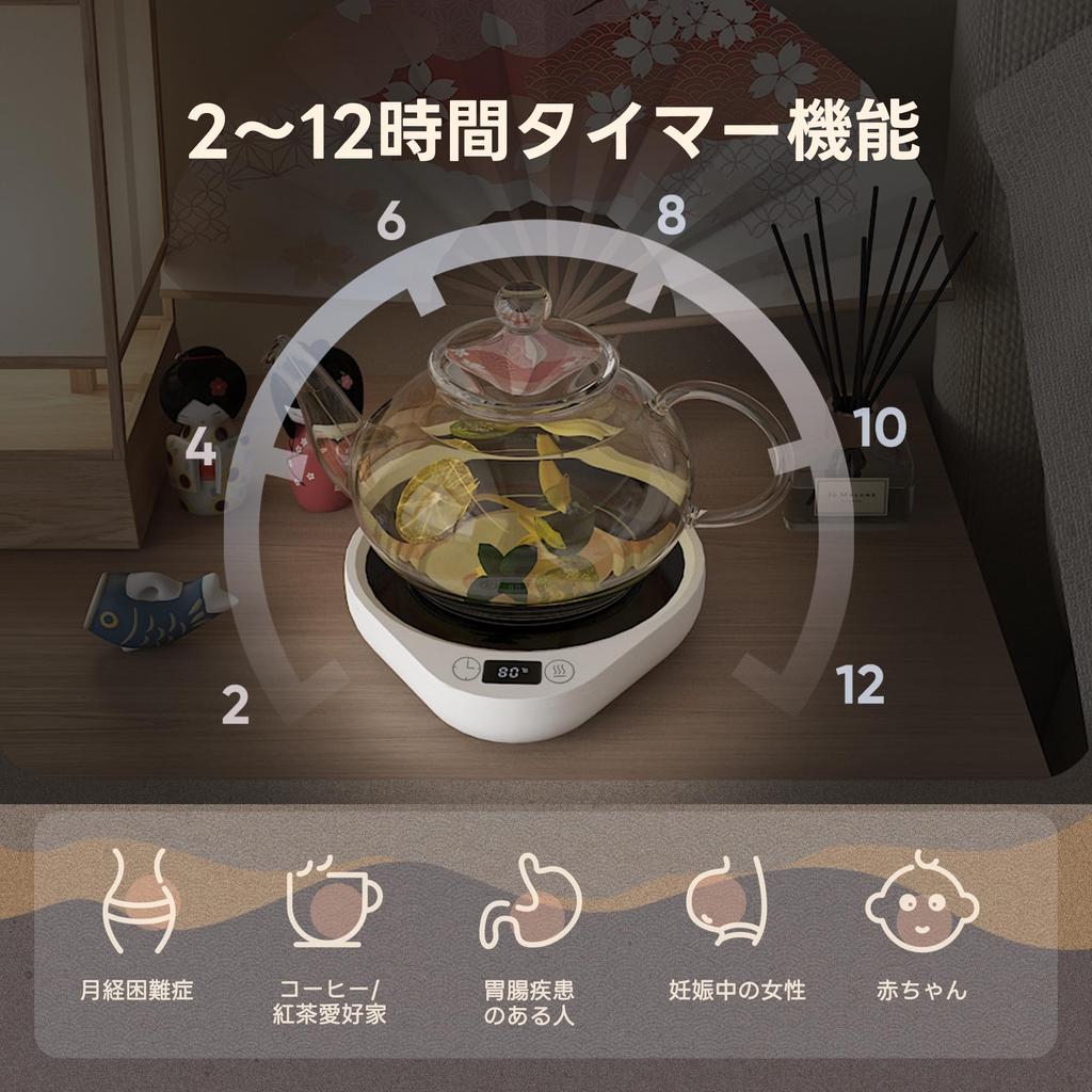 SlowlyTalk Cup Warmer [Compatible with Large Containers] Coffee Insulating Coaster, Mug Warmer, Drink Warmer for Coffee, Tea, Water, Milk, and More,