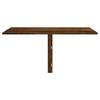 Table murale pliable Chêne fumé 100x60x56 cm Bois d ingénierie