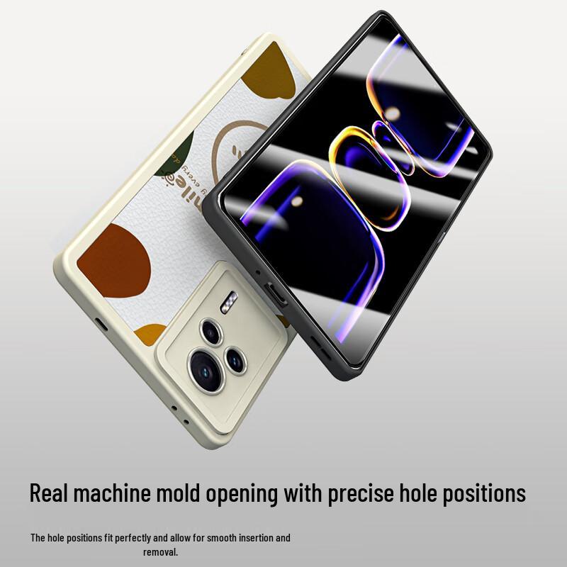 Redmi K60 Series Smiling Lambskin Shockproof Phone Case