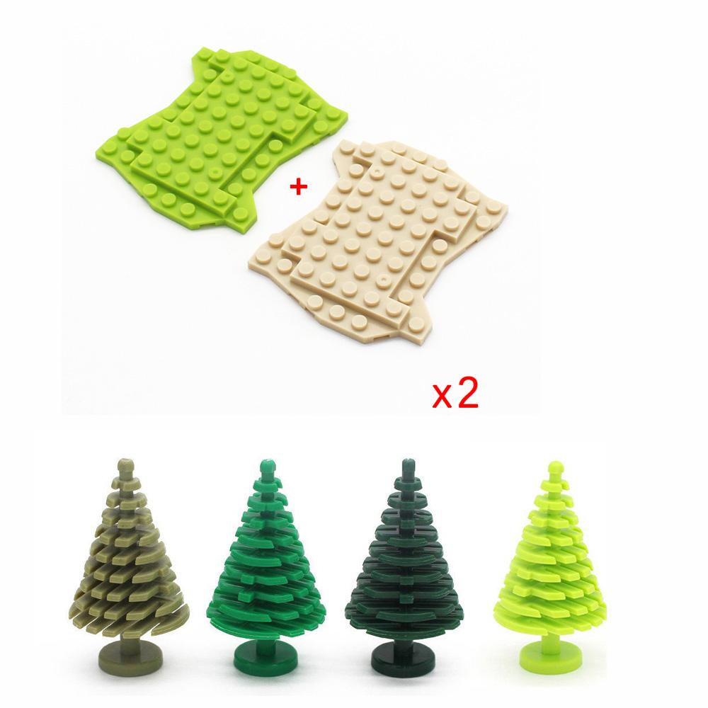 Kit de construction de panneau rocheux MOC: Briques de Pierre Créatives Montagne & Colline pour Rocaille de Jardin DIY ou Décor de Rue Urbaine