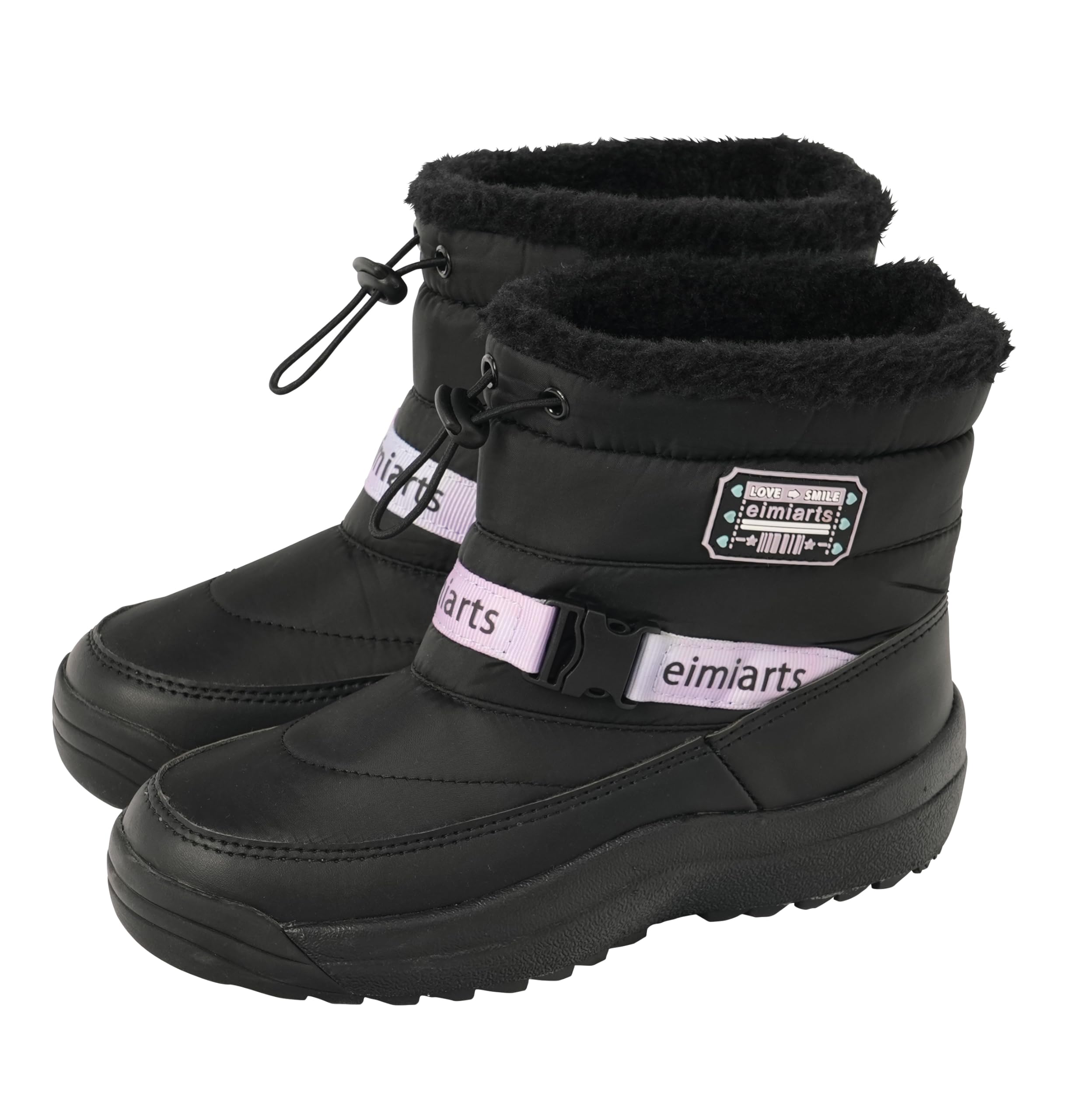 

Snow Boots for M [Arisana] Kids, Girls, Juniors, Waterproof, Black, чёрный