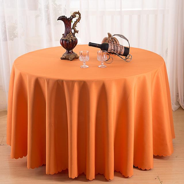 Wedding Christmas Decorative Table Cloth Round Tablecloths Dining Table Cover Birthday Banquet Decor Home Dining Table Cover