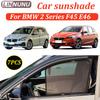 LINNUNU Für BMW 2er Gran Active Tourer F45 F46 Magnetischer Auto-Sonnenschutz Windschutzscheiben-Vorhang Seitenfenster-Schutz Zubehör