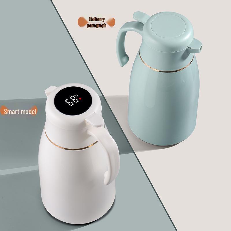 Intelligenter isolierter Wasserkocher mit großem Fassungsvermögen und Glasinneneinsatz für Zuhause & Büro