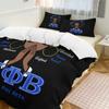 Zeta Phi Beta ZPB Sorority Bedding Set Boys Girls Twin Queen Size Duvet Cover Pillowcase Bed Kids Adult Home Textileextile