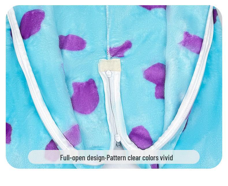 Pijama Onesie Calduroasă din Flanel pentru Bebeluși Nou-Născuți - Toamnă/Primăvară