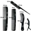 4-7pcs Hairdressing Combs Hair Clips Set Hairdresser Hair Cutting Comb Flat Texture Comb Curly Barber Combs Salon Styling Tools