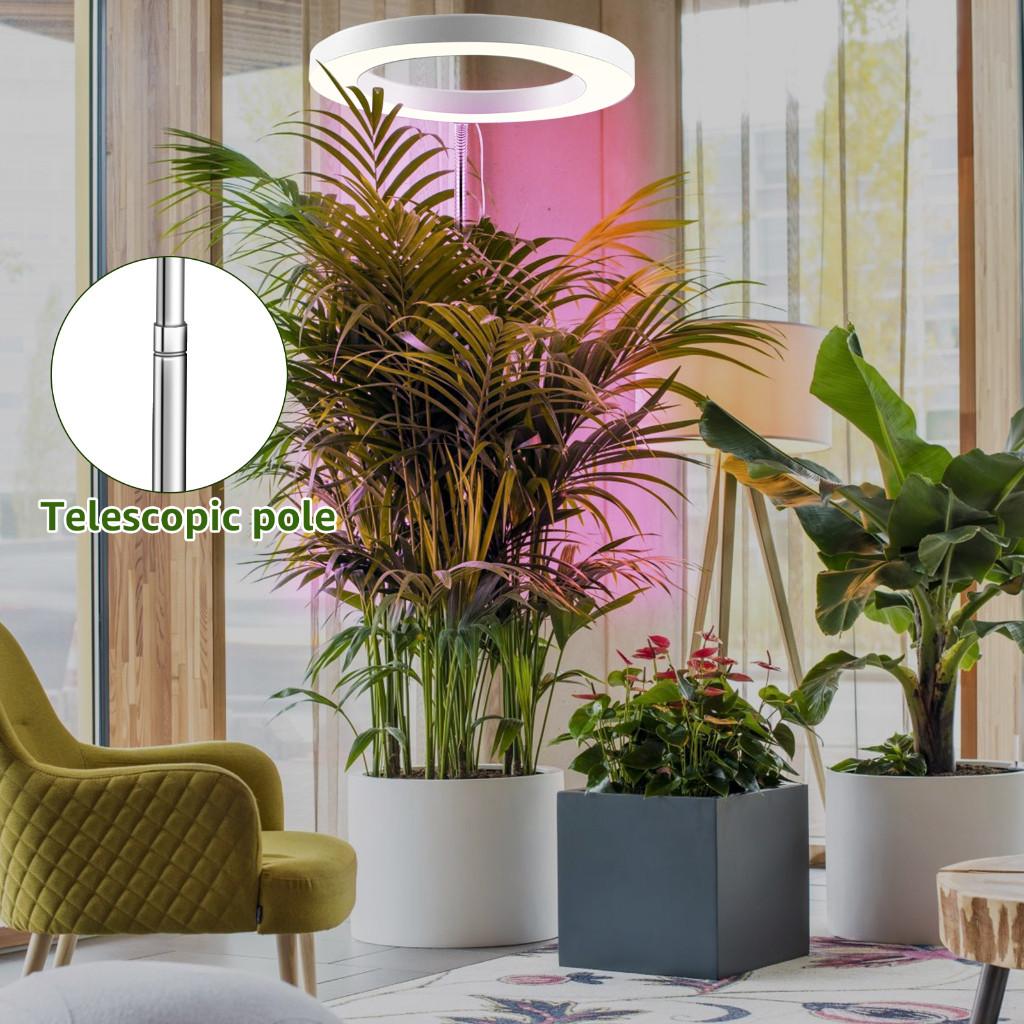 72LEDs Full Spectrum Plant Light 3 Light Modes Plant Grow Light 10 Level Dimmable Plant Growth Supplement Light Equipment