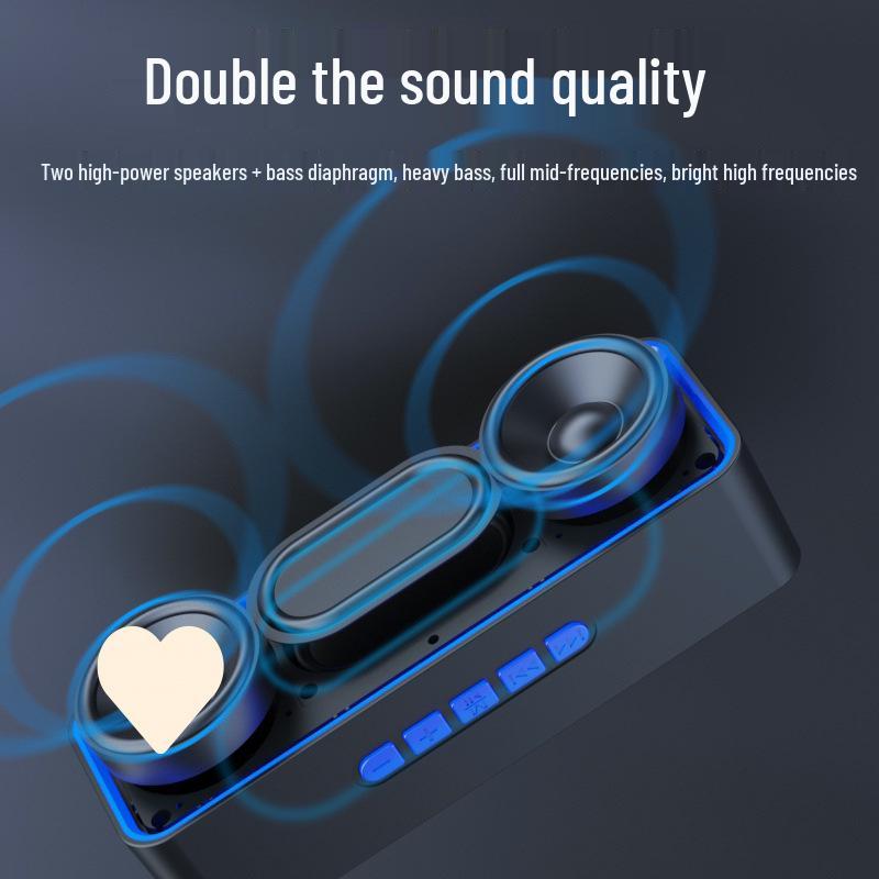 Portable Multifunctional Bluetooth Speaker with Subwoofer