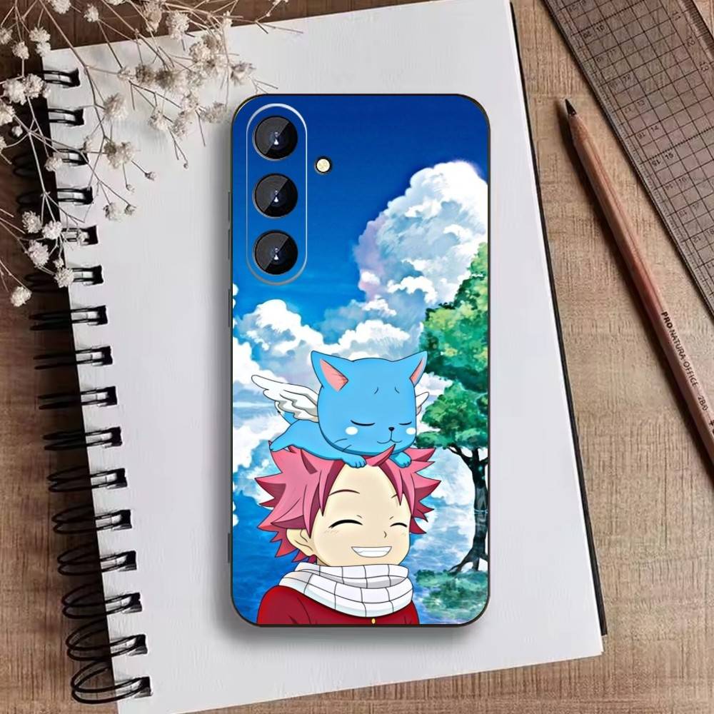 ANIME S-FAIRY TAIL Phone Case For Samsung Galaxy A73,A72,A71,A70,A52,A51 Others Soft Black Cover