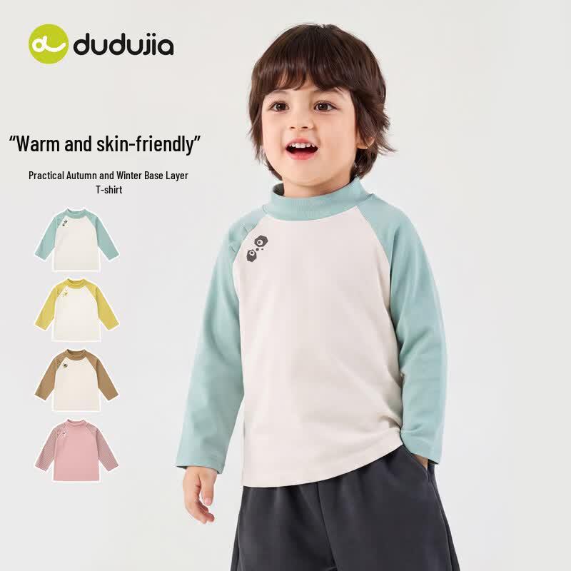 Dudu Family Kids Soft Long Sleeve Base Layer Top