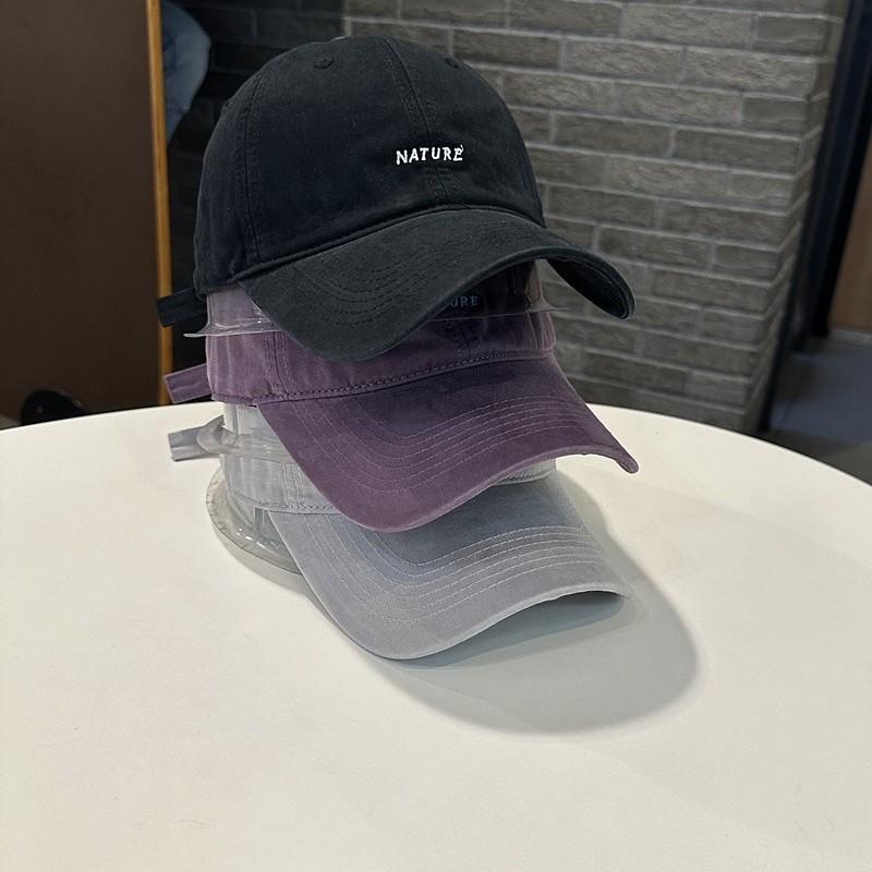 Fashion Hat small letters NATURE Korean version student couple versatile baseball cap women spring summer outdoor travel cap