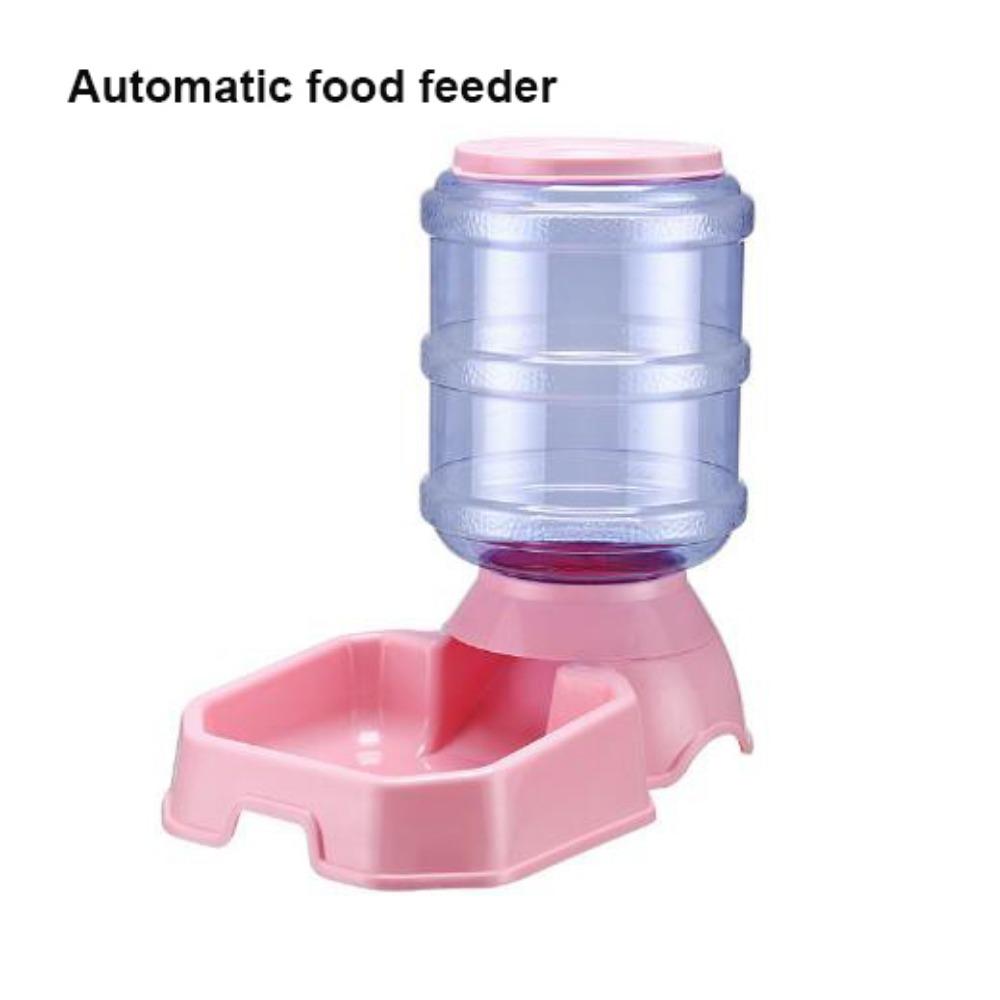 High Capacity Dog Automatic Feeders Plastic 21*32.5*31cm Feeding and Drinking Tool 5 Colors Pet Feeding Bowl Pet Supplies