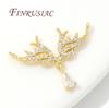 18K Real Gold Plated Connectors For Jewelry,Butterfly Charms For Jewelry Making Pendant For Needlework,DIY Necklace Accessories