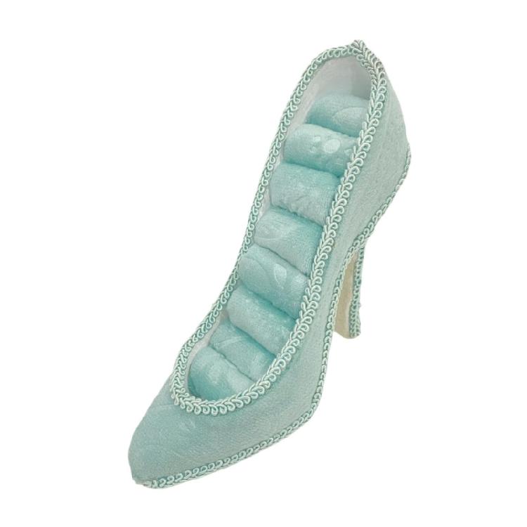

Resin High Heel Jewelry Stand Earring Necklace Ring Storage Decorative Shelf Suitable for Store Display Gift Giving зелёный