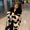 Imitation Lamb Wool Plush Coat Women's Winter New Small Medium and Long Love Imitation Fur Thickened Cotton Coat