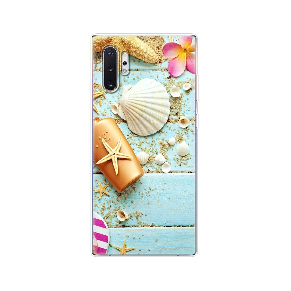 Silikonový kryt na telefon Pro Samsung Galaxy Note 10 Note10 Pouzdro Měkký TPU Zadní kryt Pro Samsung Note 10 plus fundas Coque nárazník