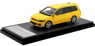 INTERALLIED Hi Story Scale Mitsubishi Lancer Cedia Wagon Ralliart Edition Dandelion Yellow Wykończony Model HS505YE 1/43 (2001)
