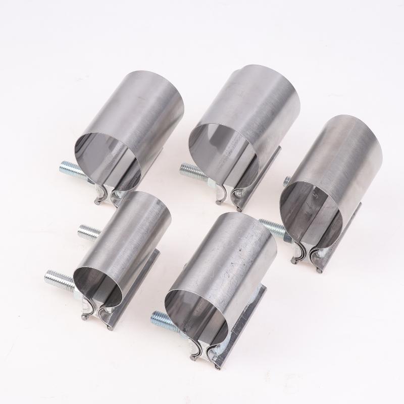 1Pcs Strong Steel Pipe Clamp 40/45/50/53/55/57/60/63Mm Stainless Steel Universal Exhaust Pipe Connection Hoop Car Accessories