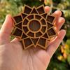 Multicolor Miniature Trinket Shelf Variety Grids Moon Mushroom Dollhouse Shelf Compartments Heart Star Nut