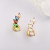 G23 Τιτάνιο 16G Εσωτερικό Σπείρωμα Labret CZ Piercing Χείλος Ρινικό Καρφάκι Stud Tragus Piercing Χόνδρος Αυτιού Helix Dait Κοσμήματα Σώματος