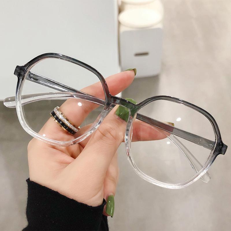 Polygon Frame Myopia Glasses for Women Men with Diopters Minus 0 to 6 Nearsighted Eyewear