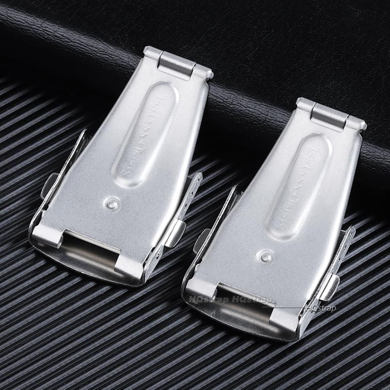 Chiusura per Orologio Fibbia Pieghevole Acciaio Inossidabile 16mm 18mm 20mm 22mm Pieghevole Sicurezza Doppio Pulsante a Pressione Chiusura per Orologio Accessori Cinturino