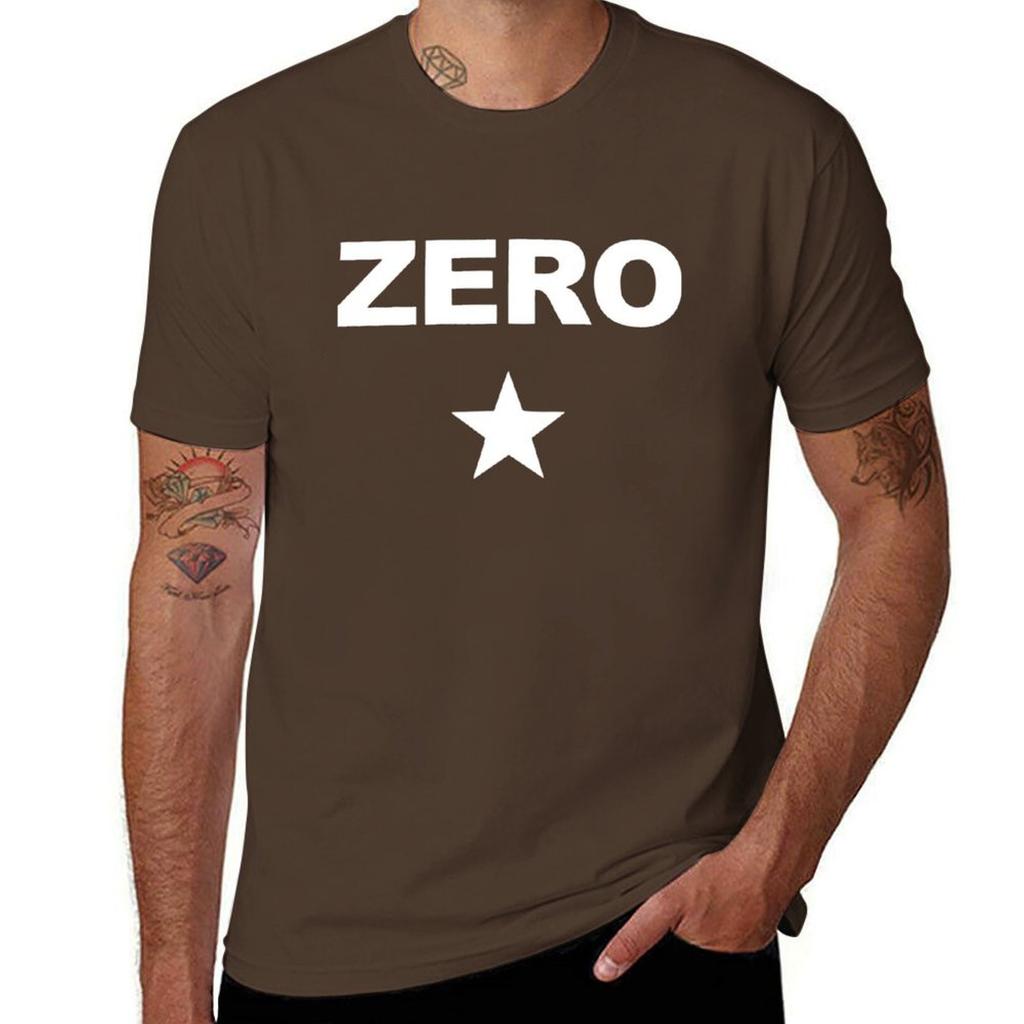 Smashing Pumpkins Zero T-Shirt Customs Boys Animal Print Plain Black T Shirts Men