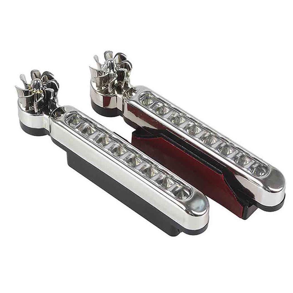 Wind Powered 8 LED Car Daytime Running Light Lamp