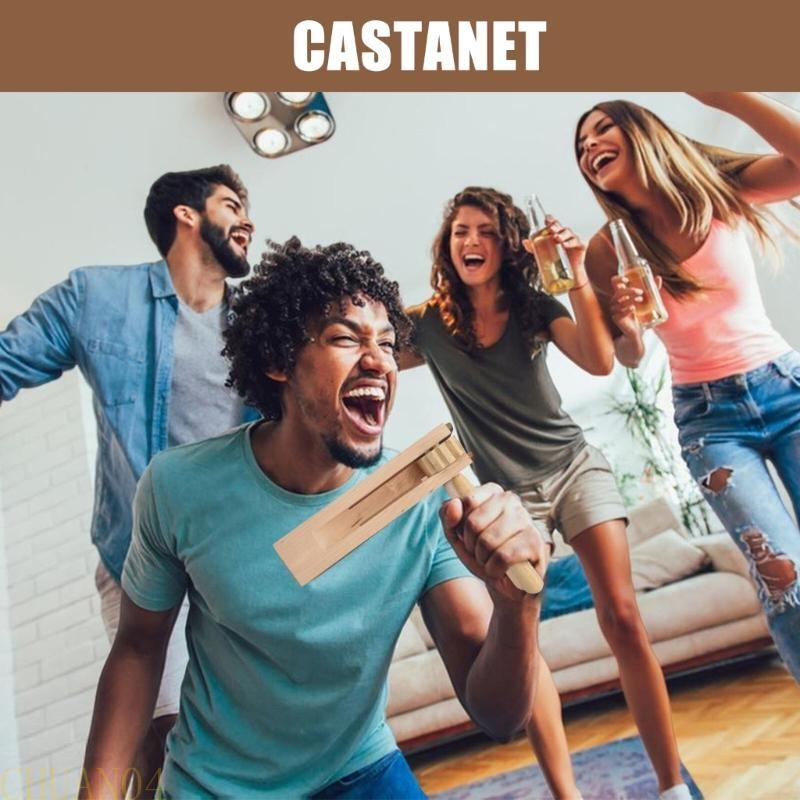 A1A2 Handheld Soundboards Rattle Noise Maker Wood Spinnings Rattle Ratchet Preschool Education Musical Instrument Toy