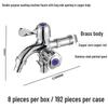 Dual-Outlet 4-Point Washing Machine Faucet with Household Switch