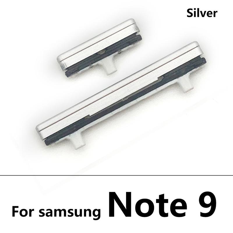 SIde Volume Button + Power ON / OFF Buttton Key Set Replacement Part For Samsung Note 9 10 Plus