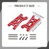 2 Front Lower Metal Arms for RC Car, DIY Accessories 244016 1/24 Scale Miniature Trucks