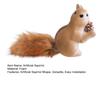 Artificial Squirrel Christmas Hanging Ornament Holiday Pendant Home Wall Decor Christmas Tree Decoration