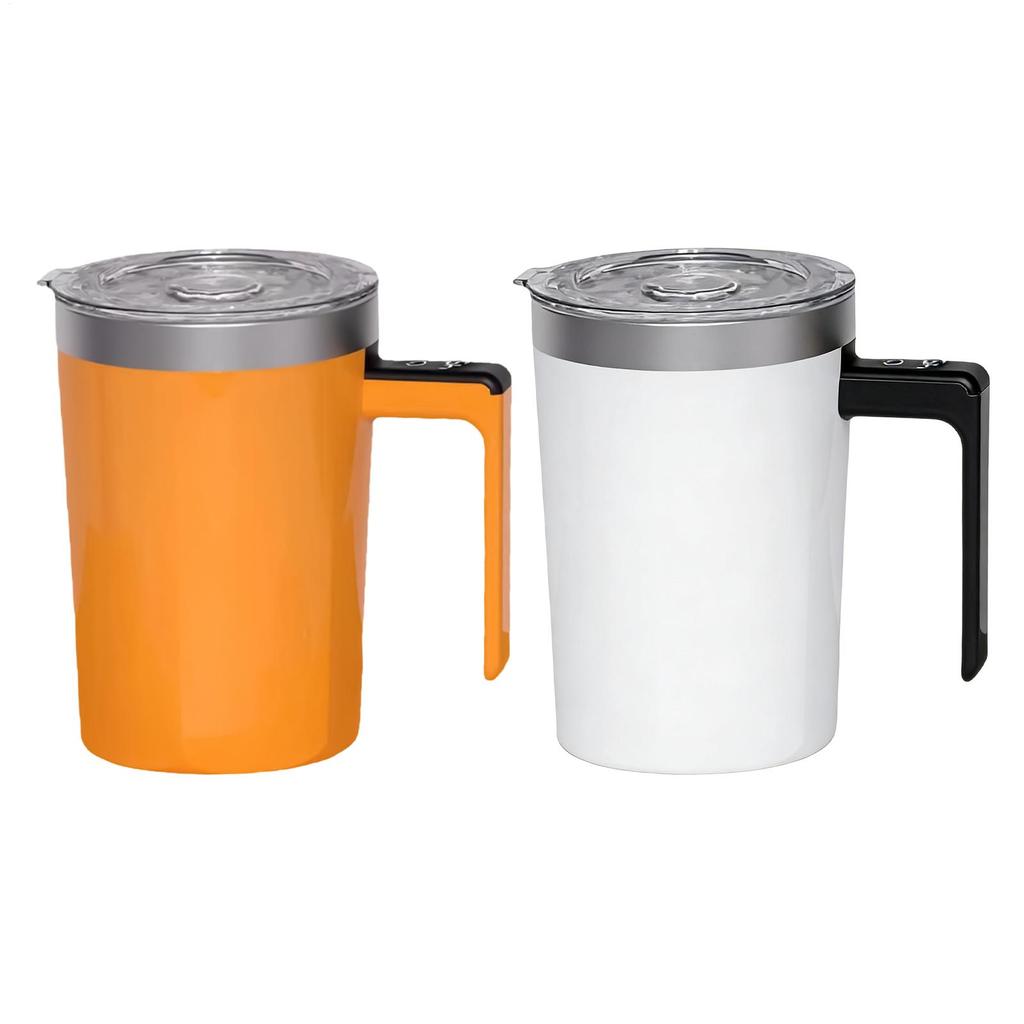 Rechargeable Electric Stirring Mugs Automatic Stirring Cup 400ml Magnetic Mixer Stainless Steel Coffee Mug Rotating Tumbler
