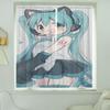 Window Kitchen Curtains for Living Room 2 Pieces Blackout Curtains Door Curtain Hatsune M-mikus Partition Bedroom Decoration