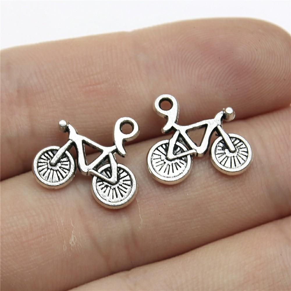 10pcs Motorcycle & Bikecycle Charms Pendants Antique Jewelry Making DIY Handmade CraftFor Jewelry Making