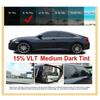 Window Tint Film UV Heat Reflective Home Office Glass Heat Solar UV Protector Sun Shade Film 3Mx50CM VLT Car Body Tint FilmWindshield Sunshades 1