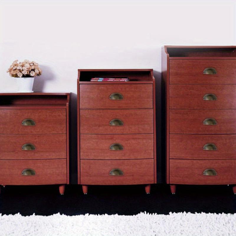4pcs Antique Handles Vintage Cabinet Knobs Retro Drawer Door Box Handle Cupboard Brass Frame Pull Furniture Hardware