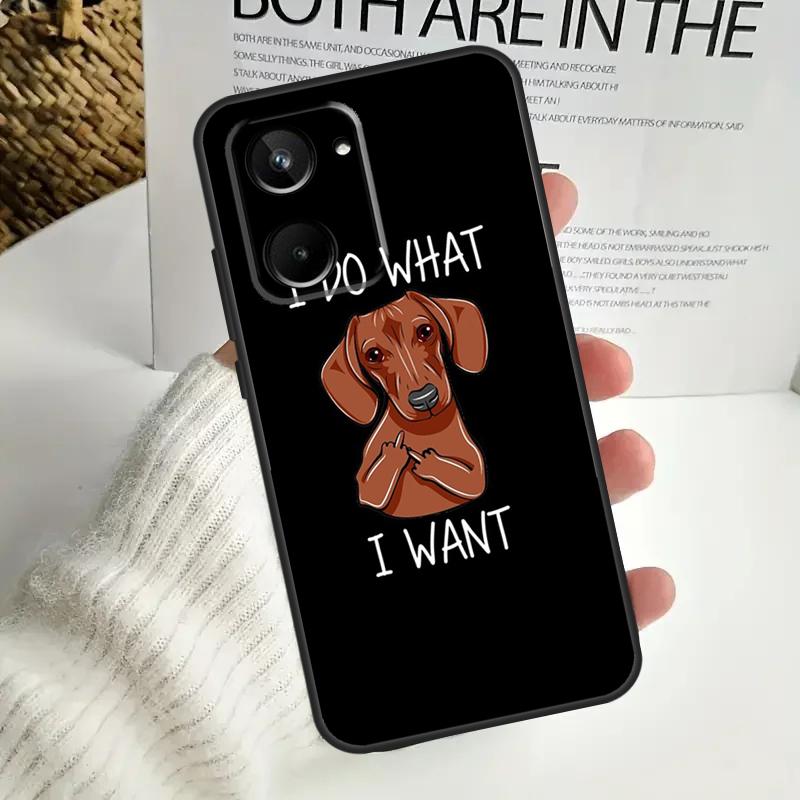 Dogs Dachshund Cute For Realme 15 Pro 10 11 12 13 14 Pro Plus C67 C65 C63 C61 C55 C53 C51 C35 C71 C75 GT7 Case