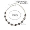 SHIXIN 2 Styles Exquisite Shiny Glass Drill Choker Necklace Jewelry Women Retro Charm Irregular Short Neck Chain Accessory Gift