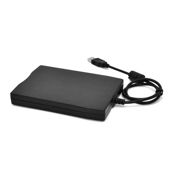 Floppy Drive USB Play Portable 3.5-inch 2 Plug External Floppy Disk Reader 1.44