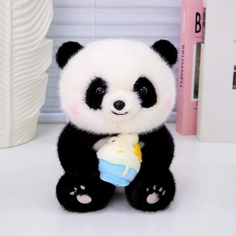 Panda Plush Toy With Super Soft Short Plush For Kids Birthday Gift And Collectors Item