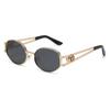 JYL TS Sunglasses UV Protection Ellipse Large Coin/3613