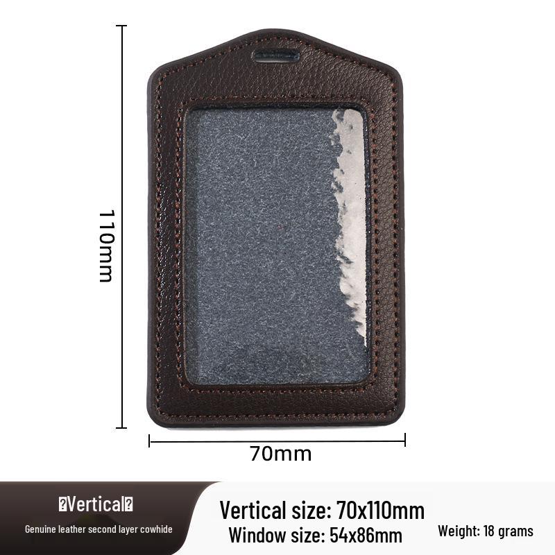Genuine Leather Card Holder for ID & Documents
