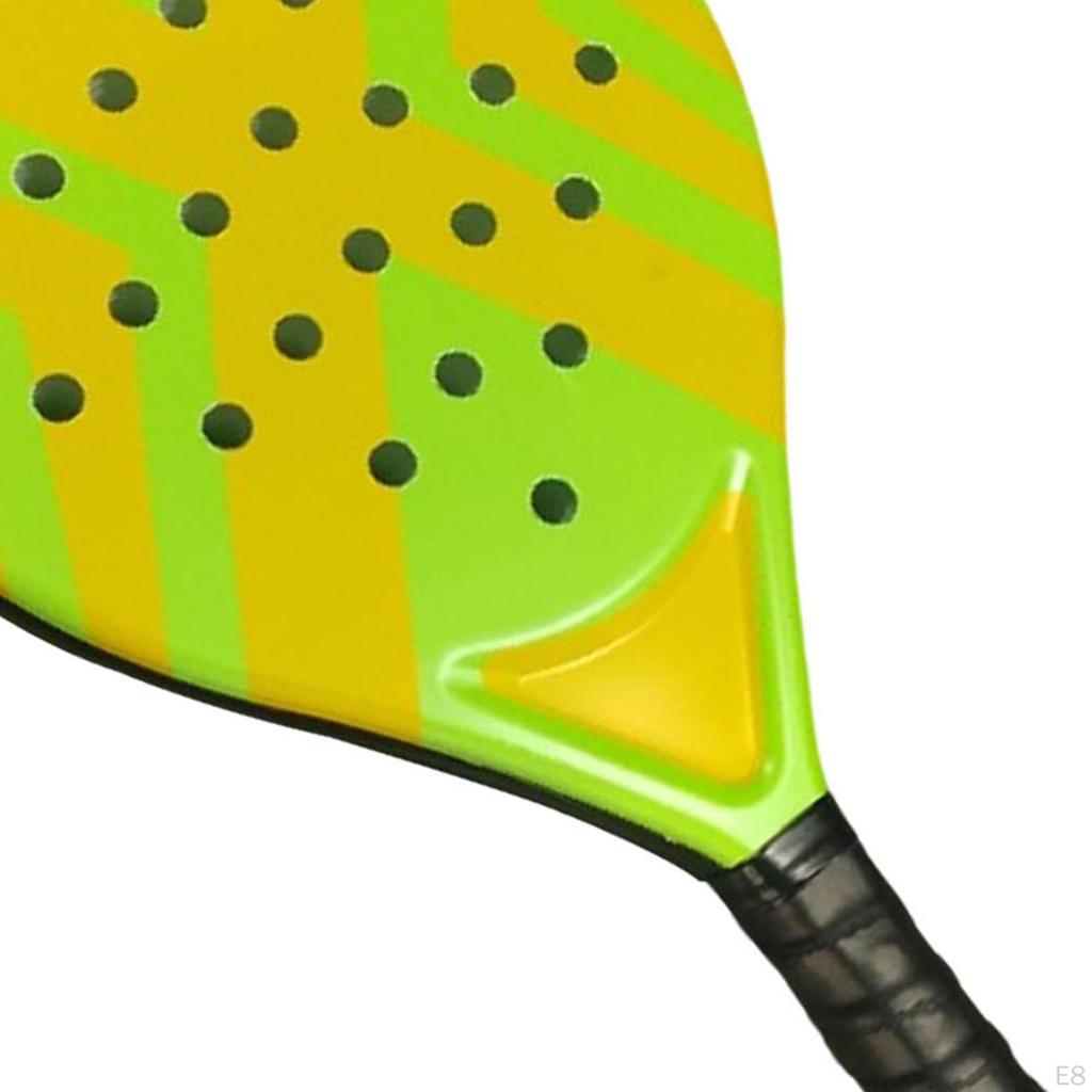 Padel Racket Beach Tennis Paddles with Storage Bag Sturdy Training Professional Lightweight