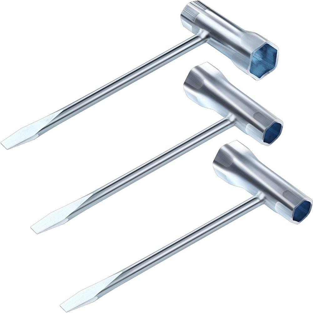 Double Head Mechanical Wrench 13/19mm Saw Chain Wrench High Quality Scrench T Wrench Garden Tools