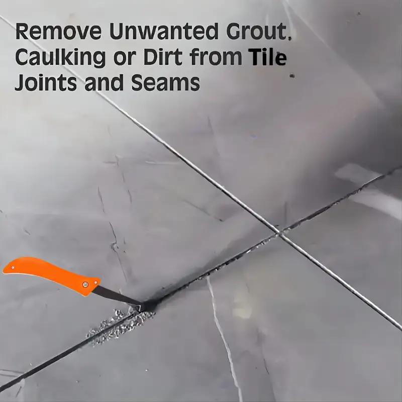 Professional Cleaning and Removal of Old Grout Hand Tools Tile Gap Repair Tool Hook Knife Tungsten Steel Joint Notcher Collator