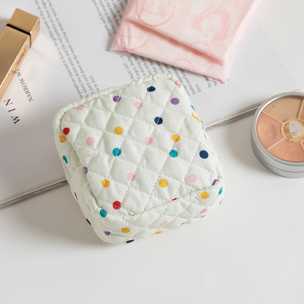 Cute Fresh Multi-pattern Tampon Pack Cartoon Cotton Hemp Girl Aunt Napkins Storage Pack Pack for Sanitary Napkins